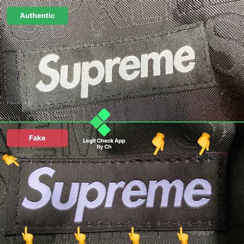 supreme 18ss shoulder bag fake|real supreme shirt stitching.